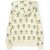 Beaver Kid Hoodie White Flowers - Sweatshirts - 2