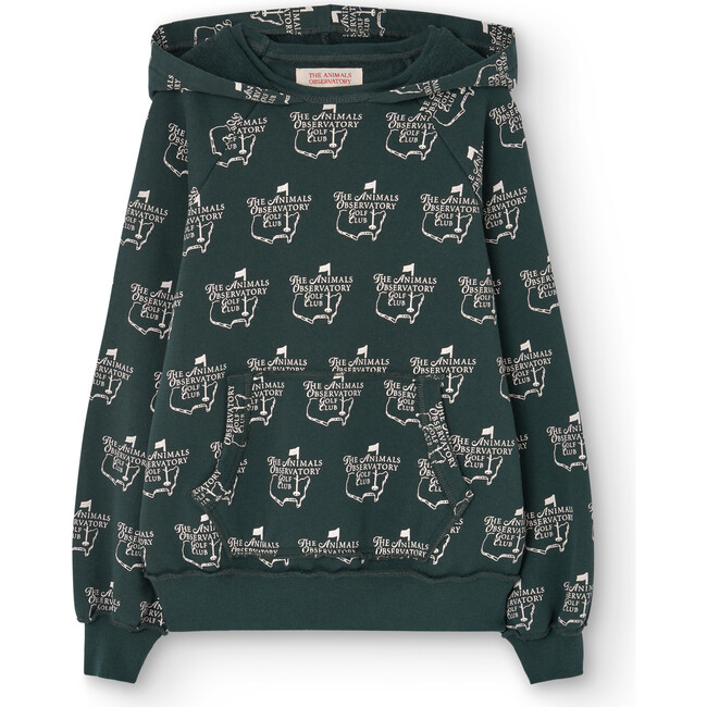Beaver Kid Hoodie Deep Green