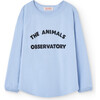 Anteater Kid Long Sleeve T-Shirt Soft Blue - T-Shirts - 1 - thumbnail