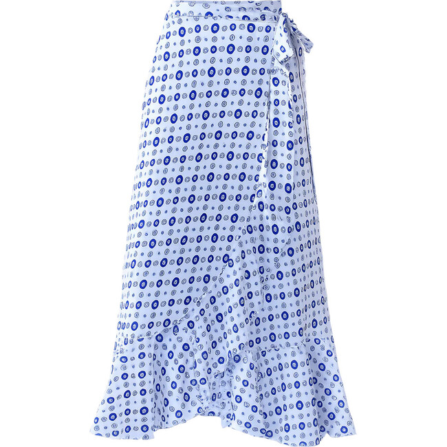 Womens Wrap Skirt,  Santorini