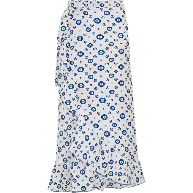 Girls Wrap Skirt, Santorini