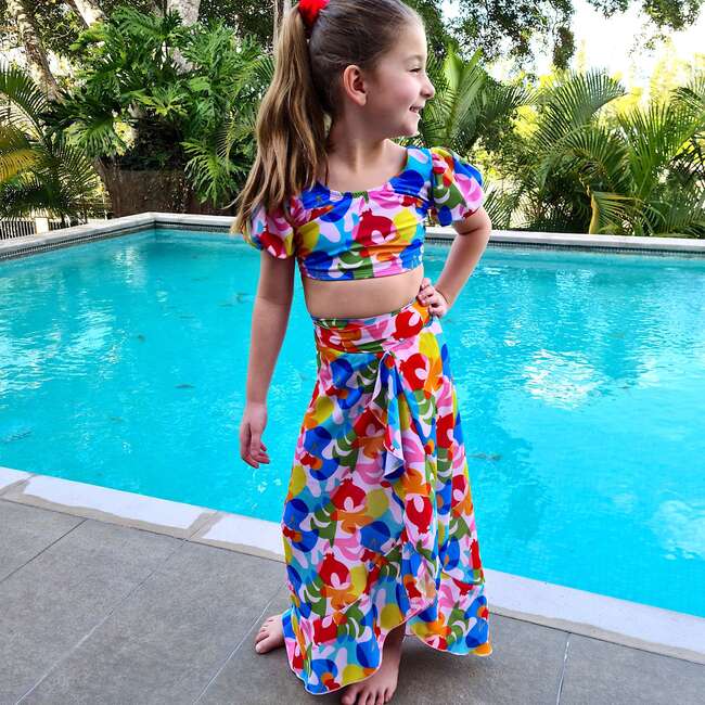 Girls Wrap Skirt, Carnaval - Skirts - 3