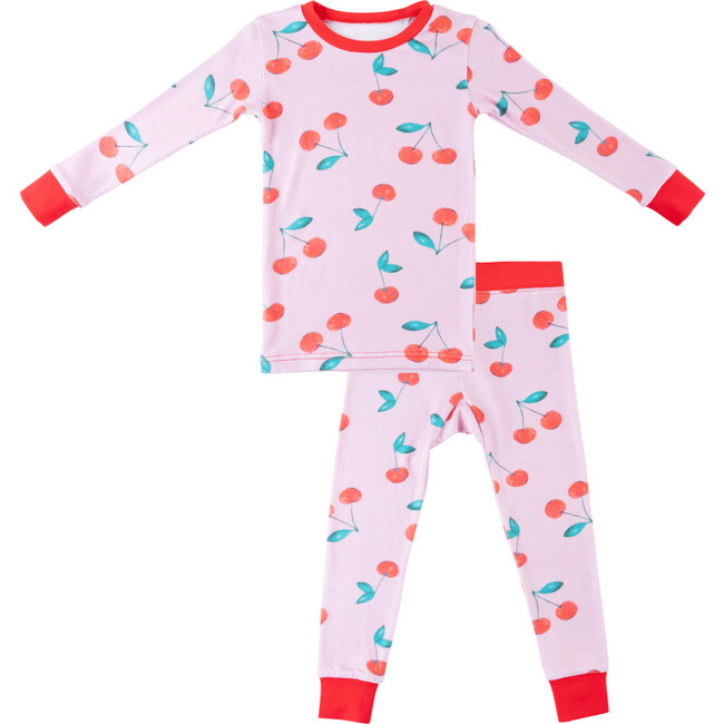 Toddler/Kids Bamboo Pajamas , Cherry