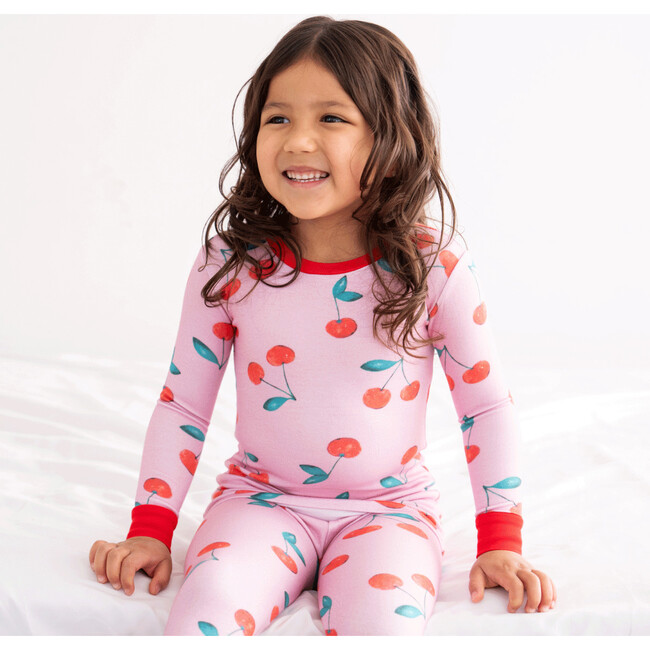 Toddler/Kids Bamboo Pajamas , Cherry - Pajamas - 2