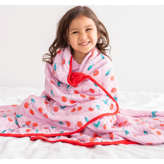 Dream Toddler Blanket, Cherry - Blankets - 2