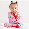 Baby Bamboo Pajamas W/ DreamCuffs®, Cherry - Footie Pajamas - 3