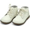 Junie Lace Up Boot, Bone - Boots - 1 - thumbnail
