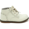 Junie Lace Up Boot, Bone - Boots - 2