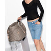 Large Metro Travel Tote, Morning Dove - Bags - 5