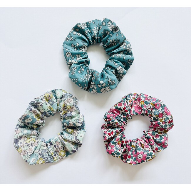 Liberty of London Scrunchie Set, Teal