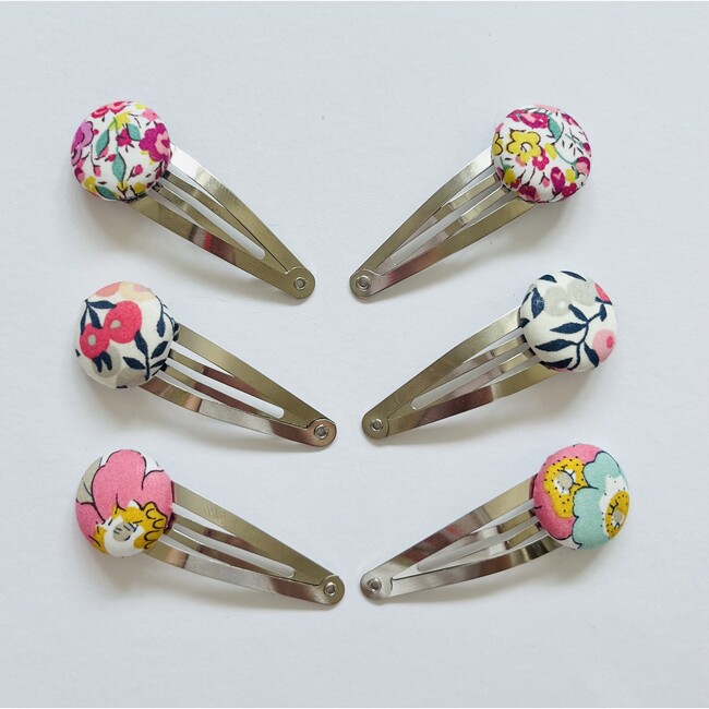 Liberty of London Hair Clip Set, Pink
