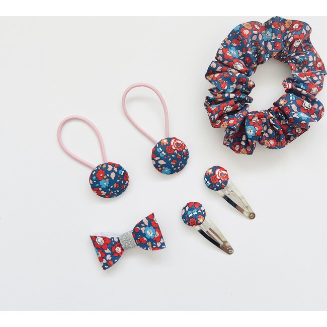 Liberty of London Hair Bundle, Betsy Ann Navy