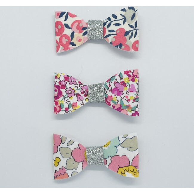 Liberty of London Hair Bow Set, Pink