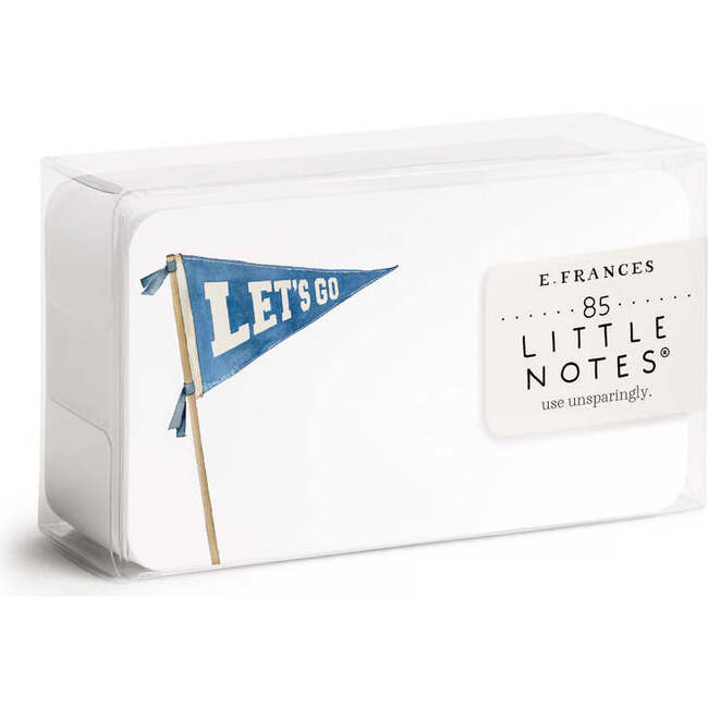 Set of 85 Little Notes®, Let's Go Pennant
