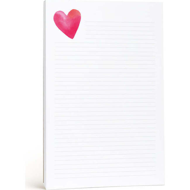 Heart Lined Notepad