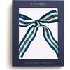 Boxed Set of 6, Big Navy Striped Bow Thank You - Paper Goods - 1 - thumbnail