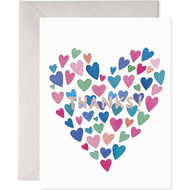 Boxed Set of 6, Big Navy Many Hearts Thank You - Paper Goods - 2