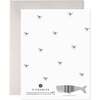 Boxed Set of 6, Big Navy Striped Bow Thank You - Paper Goods - 3