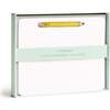 Set of 8 Flat Notecards, Pencil - Paper Goods - 3