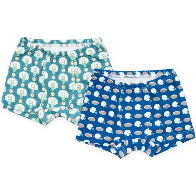 James Boys' Underwear Set, First Down Football/Basketball Game