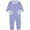 Lucy Girls' Romper, Blackberry Floral - Rompers - 1 - thumbnail