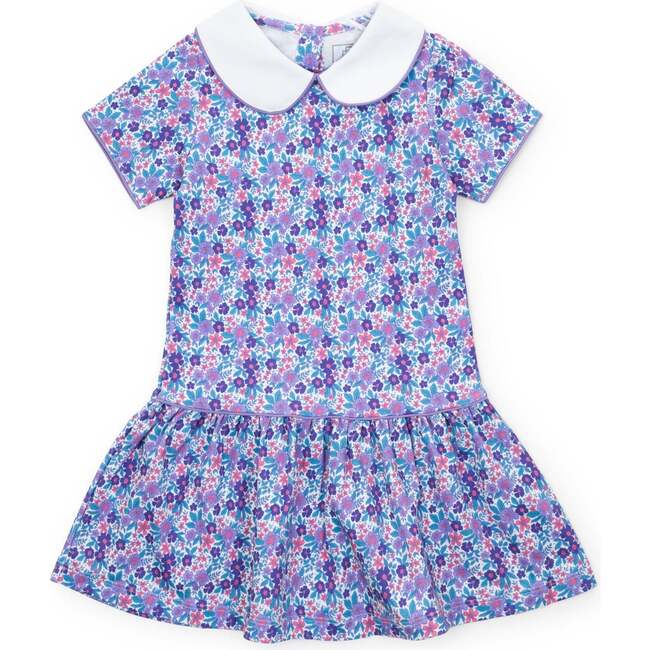 Libby Girls' Dress, Blackberry Floral