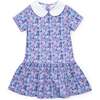 Libby Girls' Dress, Blackberry Floral - Dresses - 1 - thumbnail