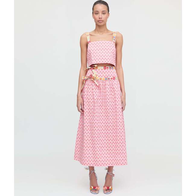 The Faris Skirt, Pink Cala Check - Skirts - 2