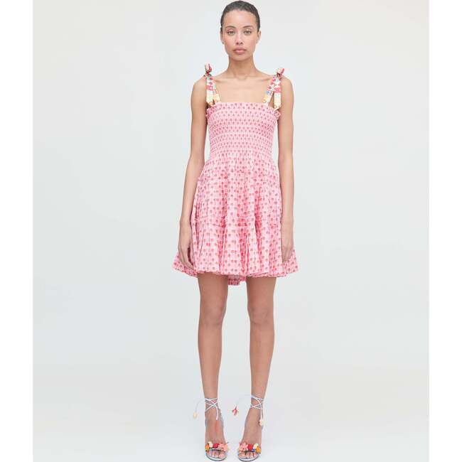 The Ribbon Charlotte Nap Dress, Pink Cala Check - Dresses - 2