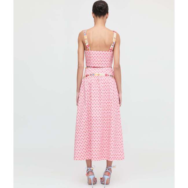 The Faris Skirt, Pink Cala Check - Skirts - 5