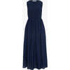The Cosima Nap Dress, Navy Sheer Plaid - Dresses - 1 - thumbnail