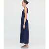 The Cosima Nap Dress, Navy Sheer Plaid - Dresses - 4