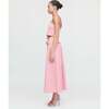 The Clara Crop Top, Pink Cala Check - Tank Tops - 4
