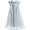 Tulle Party Dress, Blue - Dresses - 1 - thumbnail