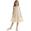 Sparkling Bow Catania Dress, Gold - Dresses - 2