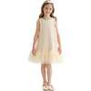 Sparkling Bow Catania Dress, Gold - Dresses - 3