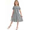 Sequin Bow T-shirt & Skirt Set, Silver - Mixed Apparel Set - 3