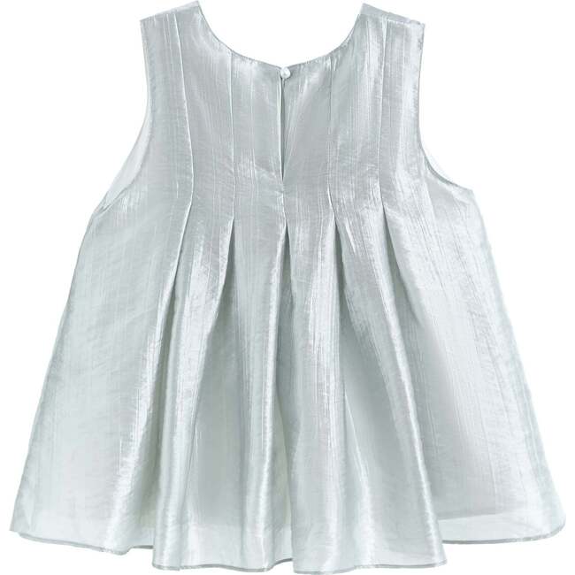 Ruffle Bow Sleeveless Top & Skirt Set, Metallic - Mixed Apparel Set - 4