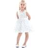 Floral Print Bow Dress, Blue - Dresses - 2