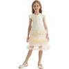 Ferara Tiered Ruffle Dress, Cream - Dresses - 2