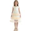 Ferara Tiered Ruffle Dress, Cream - Dresses - 4