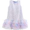 Sparkling Cecilia Dress, Purple - Dresses - 1 - thumbnail