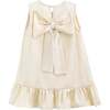Sofia Bow Dress, Ivory - Dresses - 4