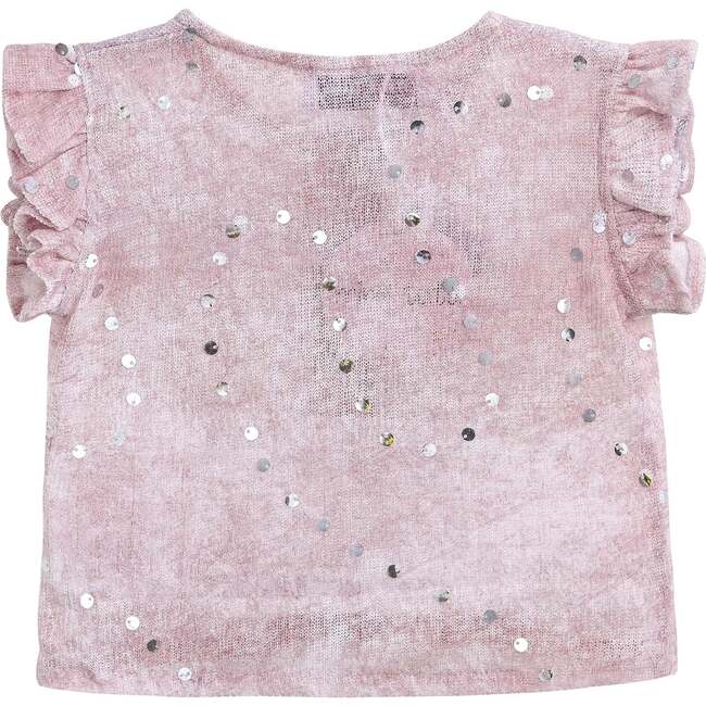 Sequin Shorts Set, Mauve Cream - Mixed Apparel Set - 3