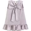 Sofia Bow Dress, Purple - Dresses - 3