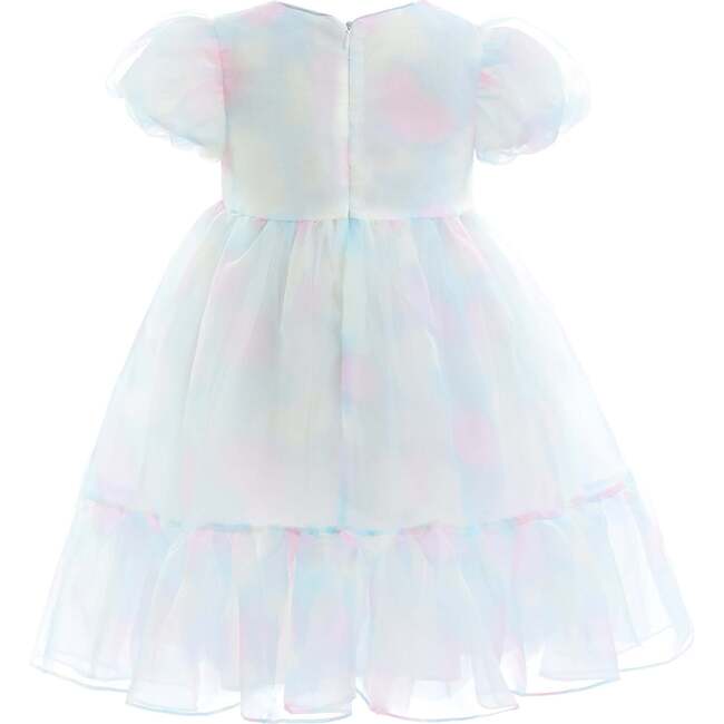 Sequin Color Bloom Dress, Blue - Dresses - 3