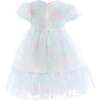 Sequin Color Bloom Dress, Blue - Dresses - 3
