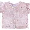 Sequin Shorts Set, Mauve Cream - Mixed Apparel Set - 4