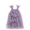 Emery Sleeveless Bow Dress, Purple - Dresses - 3