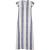 Noa Women's Maxi Caftan Navy Stripe - Dresses - 1 - thumbnail